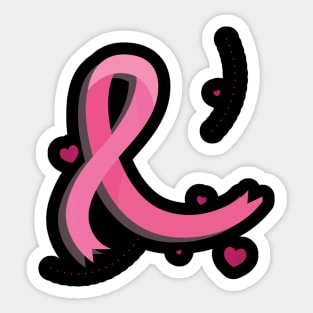 Pink Ribbon Sticker